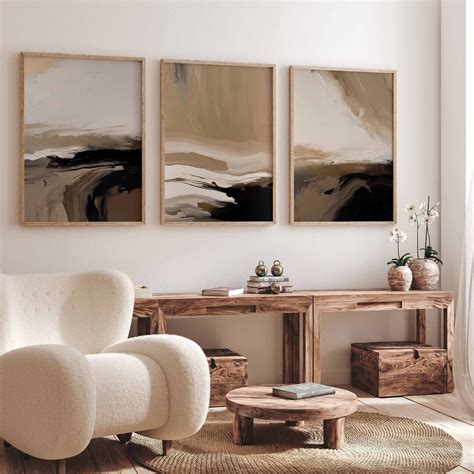 set   printable wall art living room art modern farmhouse etsy