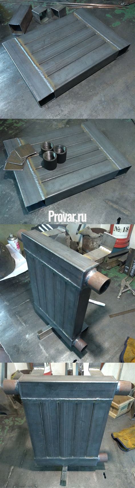Сборка и сварка радиатора отопления из профильной трубы