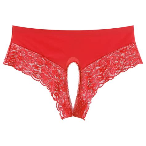 Lingerie En Dentelle Pour Femmes Sous V Tements Porno Culotte Entrejambe Ouvert Tenue Porno Mini