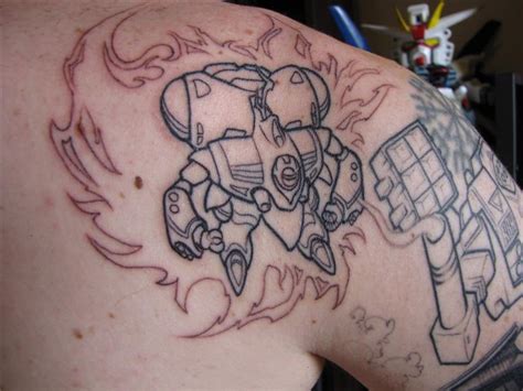 Destroid Logo Tattoo