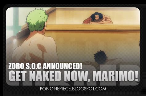 Zoro S O C Announced Get Naked Now Marimo