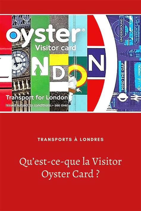 Quest Ce Que La Visitor Oyster Card Oyster Card Carte De