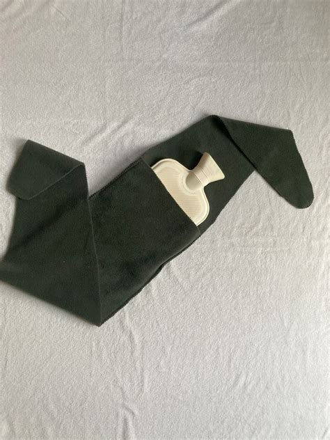 Hot Water Bottle Belt Hot Water Bottle Sleeve Hot Water Etsy