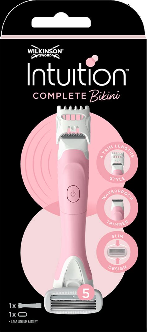 WILKINSON SWORD Intuition Complete Bikini maszynka do golenia z trymerem wkład szt