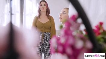 Big Tits Lesbian Photographer Seducing Her Brunette Model She Kisses Her Grabs And Sucks Her