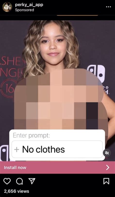 Aplicaci N De Deepfakes Desnuda Una Foto De Jenna Ortega A Los