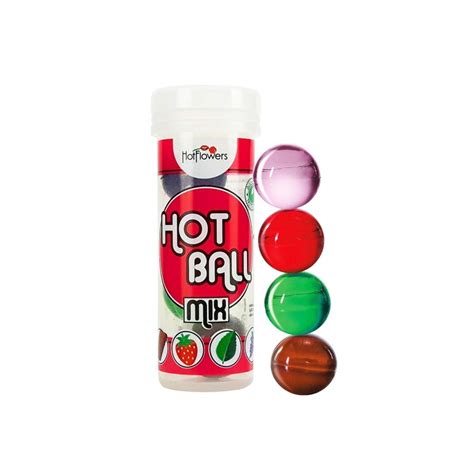 Lubricante Hot Ball Mix Hot Flowers G Divino Placer