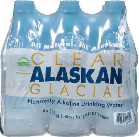 Alaskan Glacial Clear Drinking Water 6 Bottles 169 Fl Oz Kroger