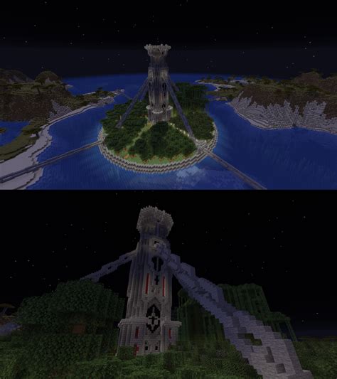 A tree farm I recently finished on my survival server : r/Minecraft
