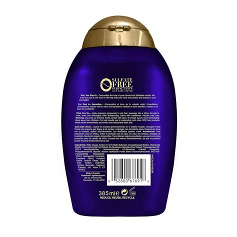 OGX Impecca Blonde Purple Toning Drops Mejorar El Mexico Ubuy