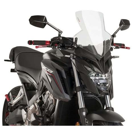 Puig 9687 Naked New Generation Sport Windshield For Honda CB650F 2017 Accessories International