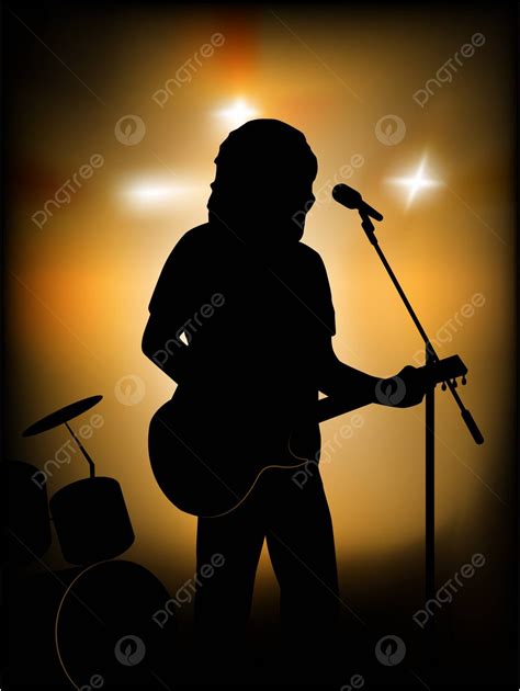 Rock Concert Illustration Nightlife Background Vector, Illustration
