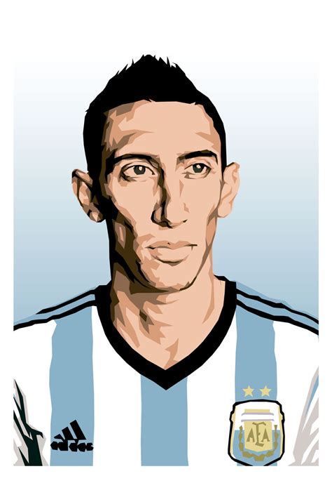 Ángel Di María | World cup draw, Football artwork, World cup