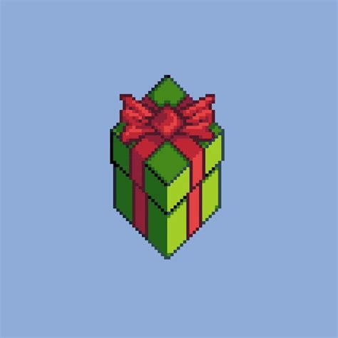 Premium Vector Fully Editable Pixel Art Gift Box Vector Illustration