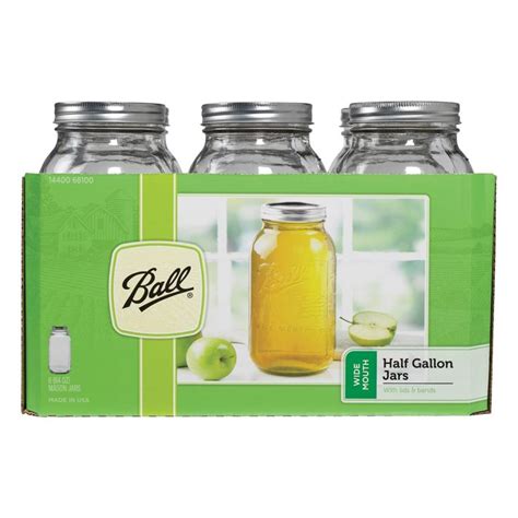 Ball 64oz Wide Mouth Mason Jars 68100 6 Pack View All Canning