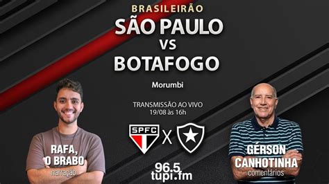 S O Paulo X Botafogo Campeonato Brasileiro Rodada