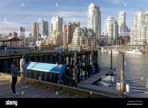 Granville Island Waterfront With False Creek And Downtown Condominium