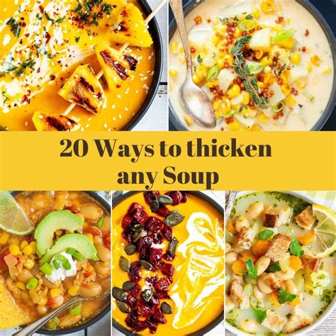 How To Thicken Soup 20 Methods My Pure Plants