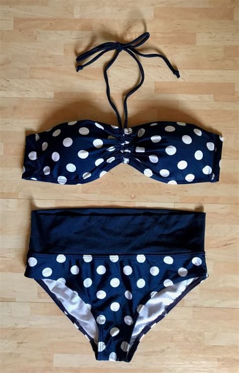 NEU DagAdom Bikini Set Bustier Und Highwaist Hose L Neu