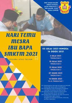 Buku Program Hari Temu Mesra Ibu Bapa Smk Taman Maluri