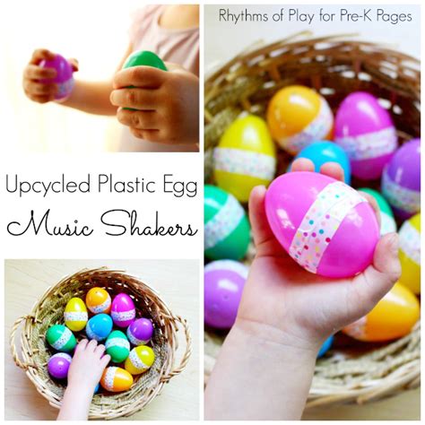 How To Make Upcycled Plastic Egg Music Shakers Pre K Pages