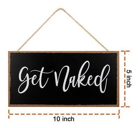 Divertido Cartel De Decoración De Baño Get Naked Gues Cuotas sin