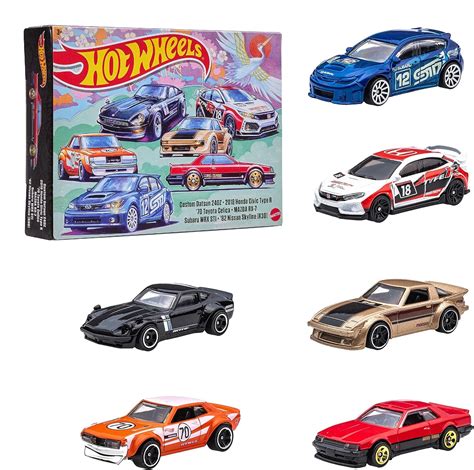 Amazon ホットウィール Hot Wheels ジャパニーズ カーカルチャー マルチパック 3才 HLK49 ミニカーダイキャストカー ホビー