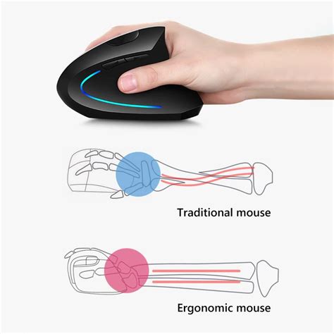 ergonomic wireless gaming mouse unicun