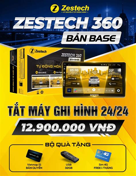 Màn hình Zestech ZT360 Base Chính hãng ChungAuto