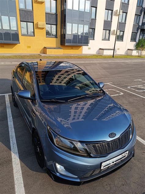 Сплиттер переднего бампера — KIA Rio (3G), 1,6 л, 2014 года | стайлинг ...