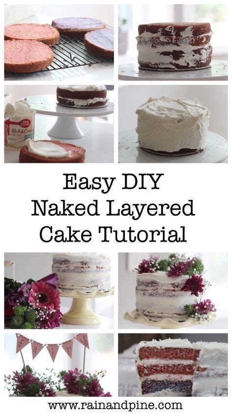 How To Make A Diy Floral Naked Layered Cake Artofit