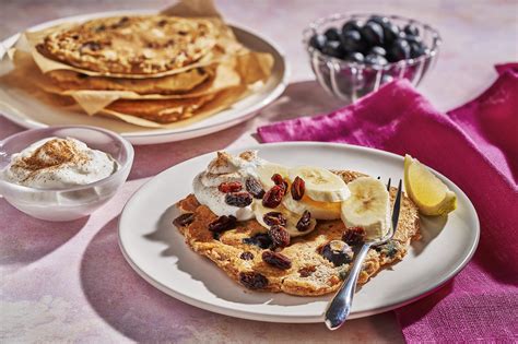California Raisin, Blueberry and Cinnamon Pancake Recipe