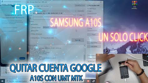 FRP SAMSUNG A10s Como Quitar CUENTA GOOGLE A107 UMT MTK En Un Solo