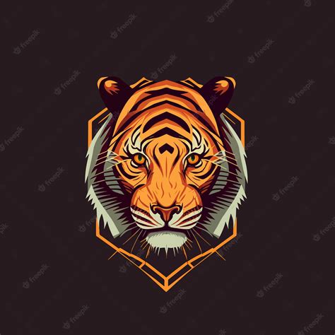 Premium Vector Illustration Of Tiger Head Mascot For Logo Icon Badge