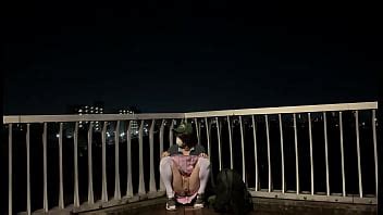 La Travesti Mayu Se Disfraza De Bondage Y Se Expone Completamente Desnuda En El Puente XVIDEOS