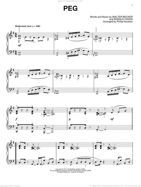 Peg Arr Phillip Keveren Sheet Music Intermediate For Piano Solo