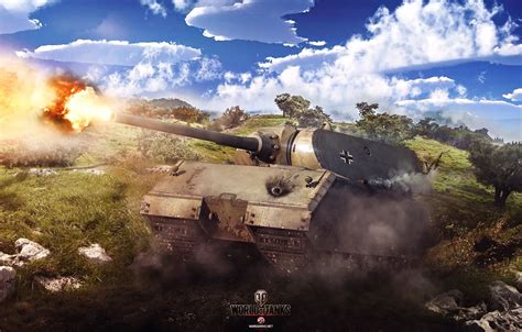 Обои Игры, World of Tanks, Maus, Wargaming Net, FuriousGFX, Маус ...