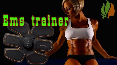 Ems trainer — миостимулятор для быстрого формирования пресса. - YouTube