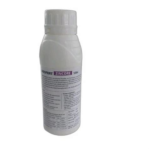 Liquid Bio Tech Grade Neofert Zincore Micronutrient Fertilizer For Agriculture Target Crops