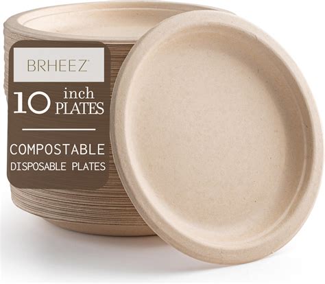 Amazon Compostable Paper Plates Heavy Duty Pack