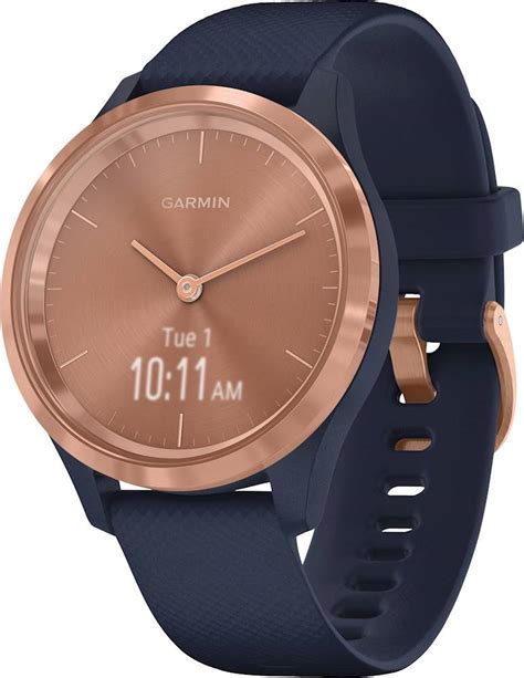 Best Buy Garmin vívomove 3S Hybrid Smartwatch 39mm Fiber Reinforced