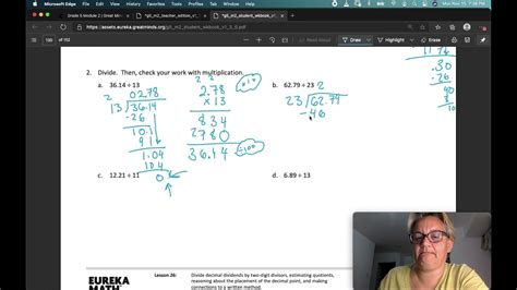 Eureka Math Grade 5 Module 2 Lesson 26 Problem Set Youtube