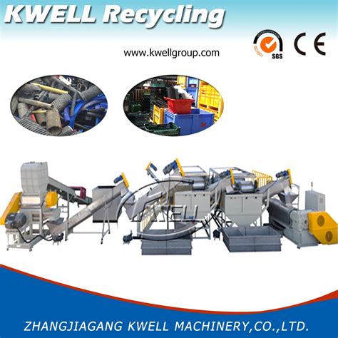 Pp Pe Bottle Recycling Machine Milk Bottle Recycling Line Waste Film