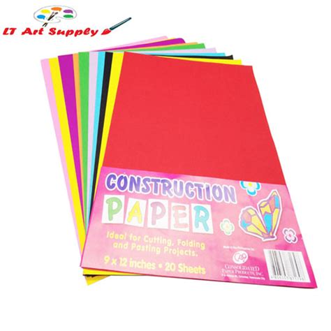 Construction Paper Size X Inches Assorted Colored Paper