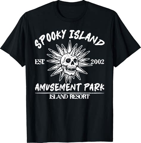 DOVU Spooky Island Retro Hal Low Een Skull S Hal Low Een Summerween T Shirt Unisex S XL Hot