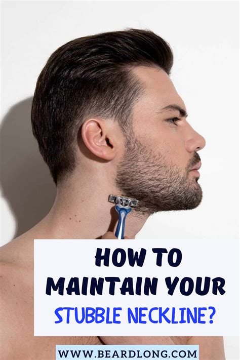 How to Maintain Your Stubble Neckline? | Facial hair growth, Beard line ...