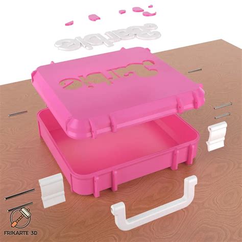 Barbie Box Rotated Logo Multipart 3d Model By Frikarte3d On Thangs