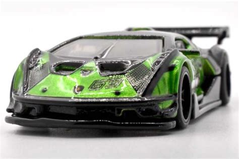 LAMBORGHINI ESSENZA SCV12のレビューギラギラグリーンのサーキット専用スーパーカー HCJ29 Hot Wheels 情報まとめ ホットウィール にわかマニア