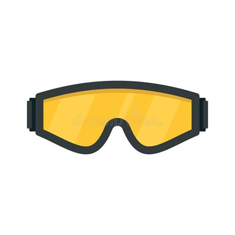 Safety Glasses Icons Set Simple Style Stock Vector Illustration Of