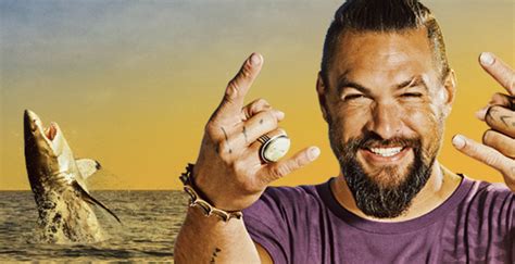 Jason Momoa Gets Chummy For Shark Week In More Ways Than One